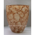 expecail shape Marble glass candle holder